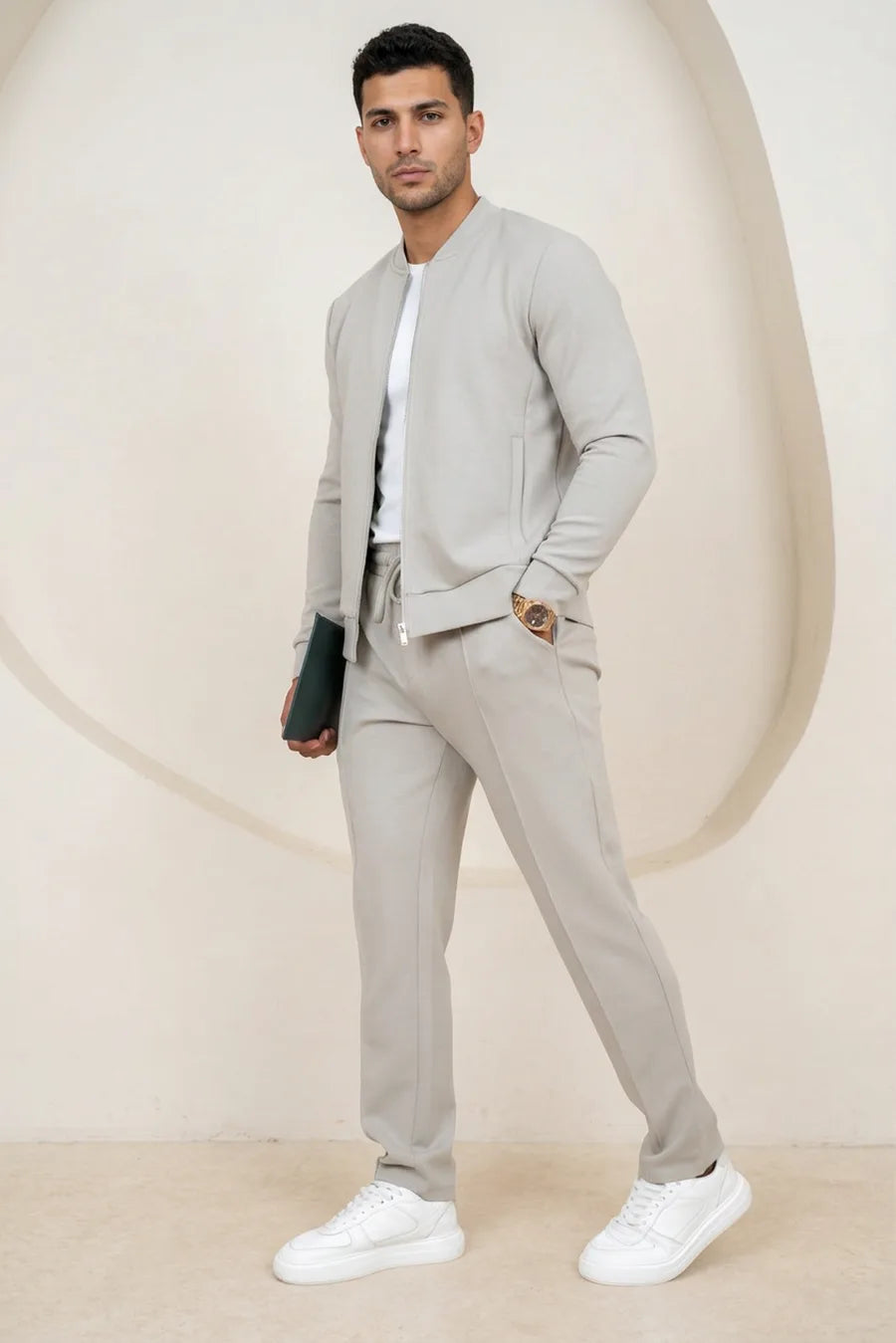 Pantalón Jogger Interlock - Verde Oliva