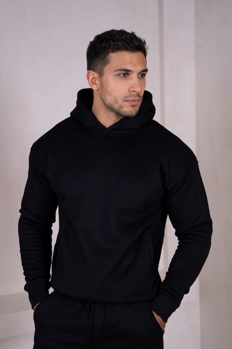 Sudadera con Capucha Core - Negra