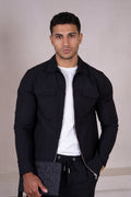 Sobrecamisa Utility Cargo de Raya Diplomática - Negro
