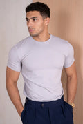 Camiseta Mercerised Luxe - Gris