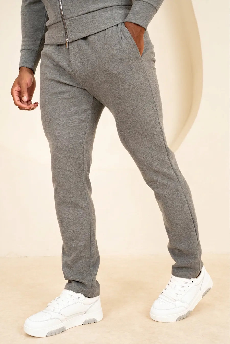 Pantalón de chándal con cremallera Scuba Marl - Gris Marl
