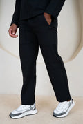 Pantalón Cargo Técnico Cepillado Pinnacle - Negro