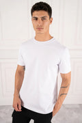 Premium Essential Slim Fit T-Shirt - Blanco