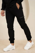 Pantalones Tech de felpa - Negro