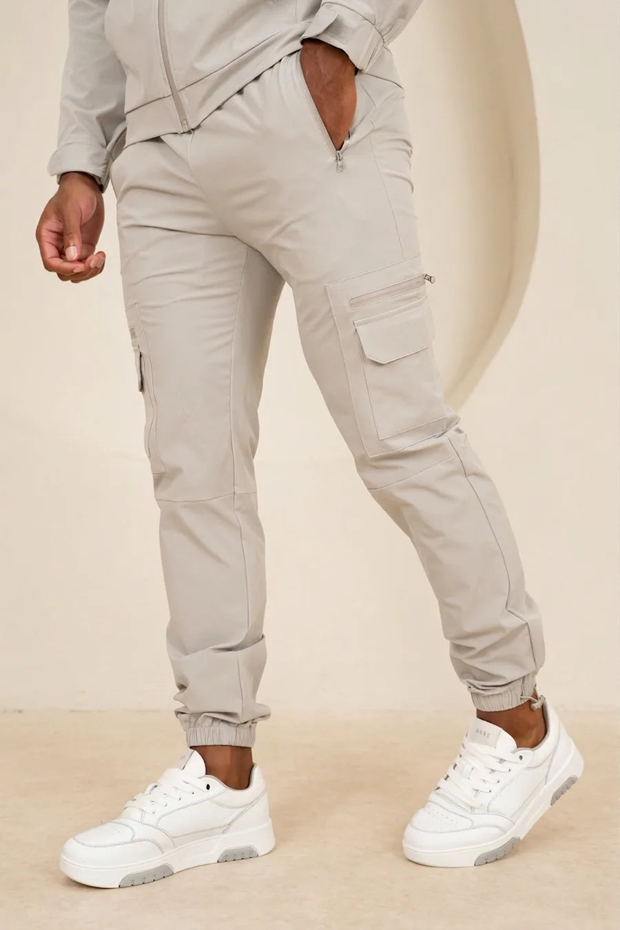 Pantalones Tech de felpa - Gris