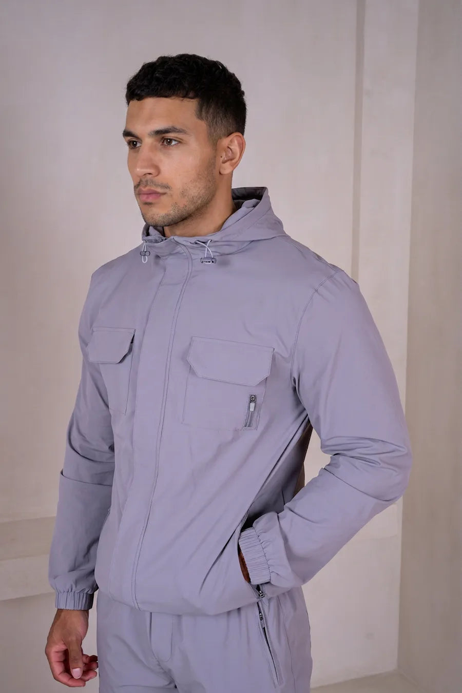 Chaqueta cortavientos cargo Technical V3 - Gris