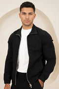 Chaqueta Técnica con Cremallera Motion - Negro