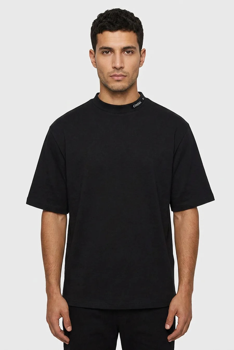 Camiseta extragrande Boxy Fit - Negro