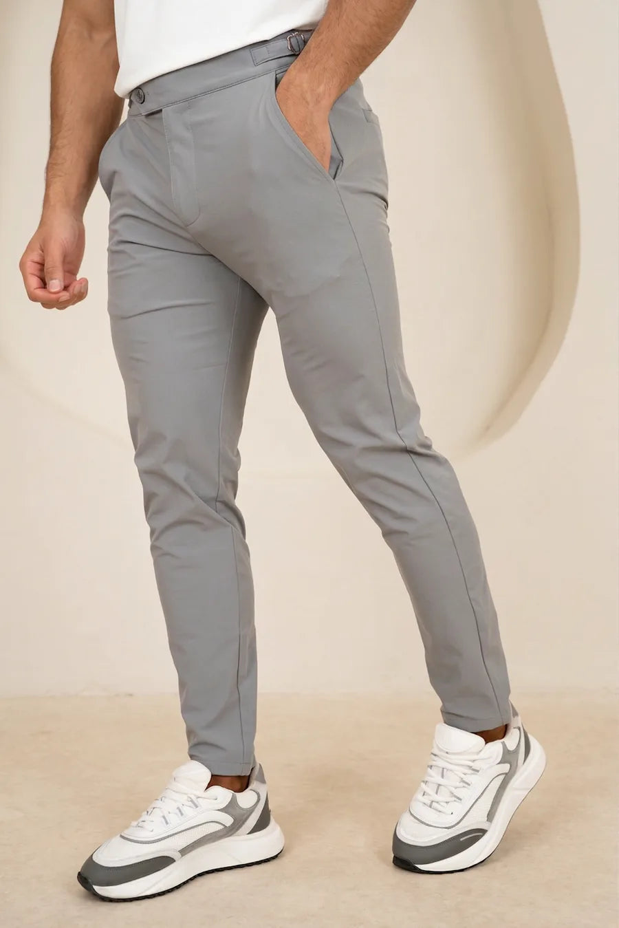 Pantalón Motion Side Buckle - Gris