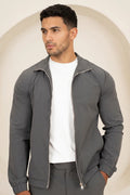 Chaqueta Técnica con Cremallera Motion - Carbón